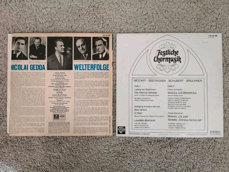 6 Schallplatten LPs Klassik Oper Gesang in Berlin