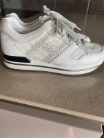 HOGAN Sneaker weiss mit Glitzer Gr. 38 München - Sendling Vorschau