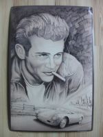 Blechschild Metallschild Retro James Dean mit Porsche Kreis Pinneberg - Holm Vorschau