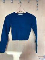 Blaues Langarm crop top Horn-Lehe - Lehesterdeich Vorschau