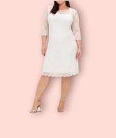 Spitzen kleid weiß Gr. 56/58 neu Bayern - Bamberg Vorschau