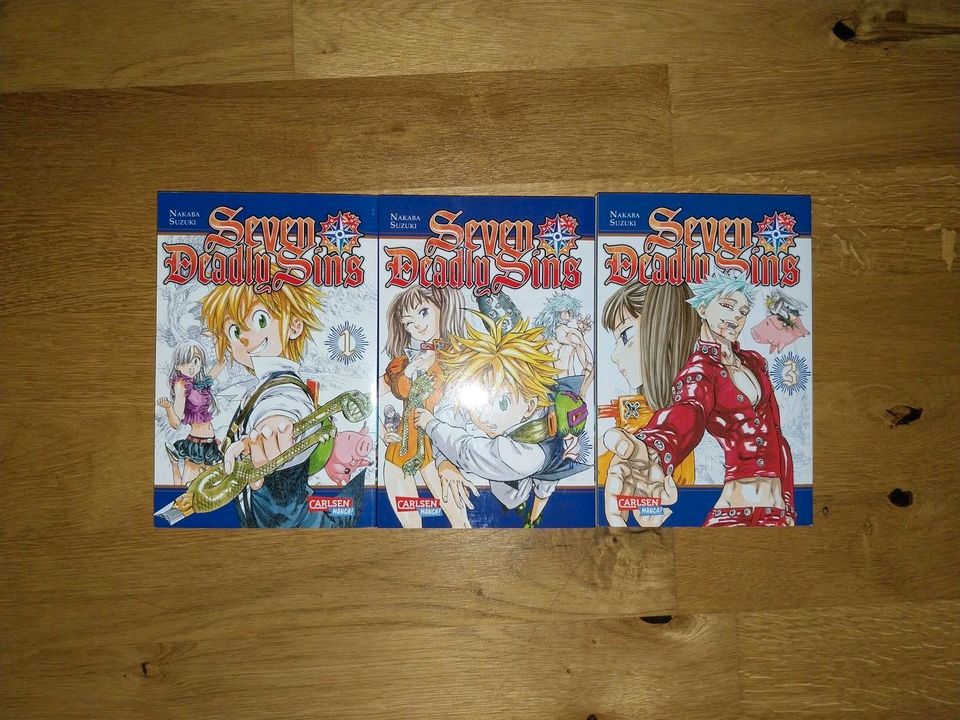 Seven Deadly Sins Manga Band 1-3 in Wenden