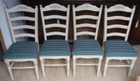 4 gut erhaltene Stühle im Chabby Chic Style mit schönem Ornament Nordrhein-Westfalen - Oberhausen Vorschau