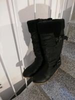 Damen Stiefel schwarz gr. 40, Winterstiefel Bayern - Langerringen Vorschau