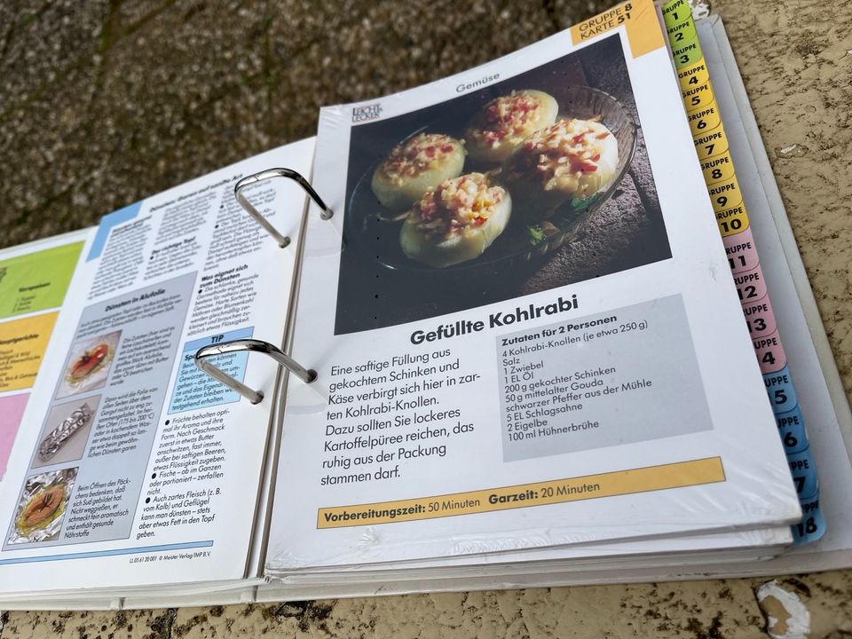 Leicht & Lecker 2 x Ringbuch Ordner Meister Verlag 2-300 Rezept in Hauptstuhl