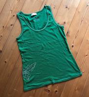 Orsay Shirt grün Glitzer Strass Schmetterling M 38 Stretch Bayern - Türkheim Vorschau