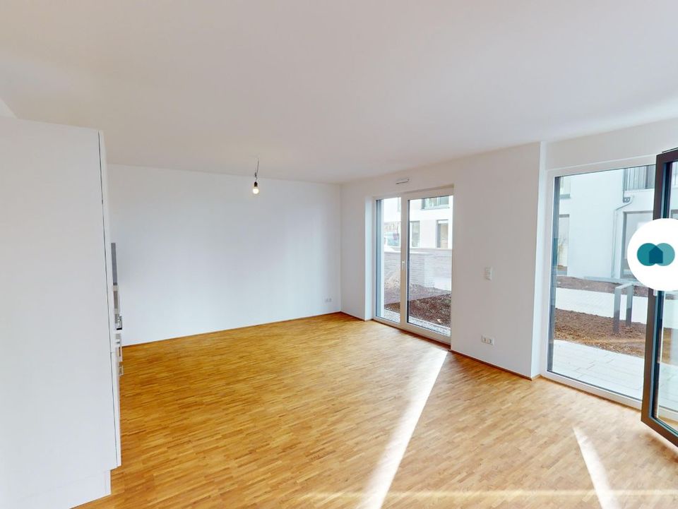 *Erstbezug* Große 2-Zimmer-Wohnung mit Balkon und offenem Küchenbereich in Mainz