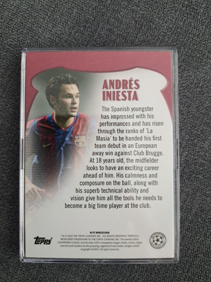 Topps The Lost Rookie - Andrés Iniesta 11/99 in Neu Wulmstorf