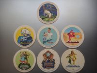 7 x Hacker - Pschorr Bierdeckel. Aus München. Nostalgie Serie. Hessen - Wiesbaden Vorschau