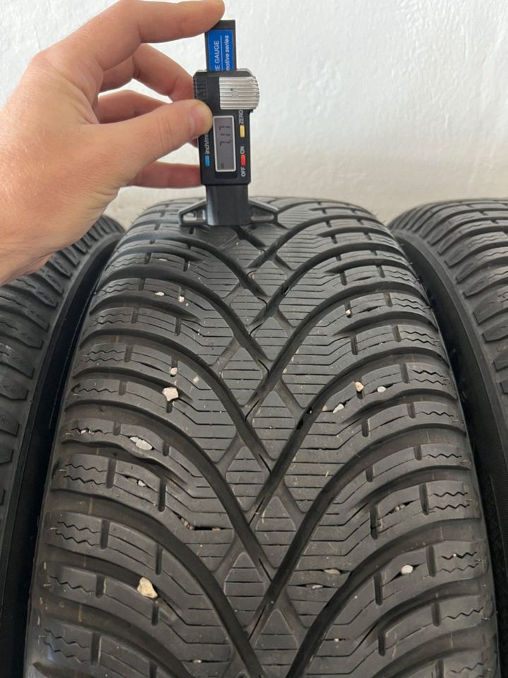 16 Zoll Winterräder Alufelgen auf Winterreifen 205/55 R16 91H M+S in Eitorf