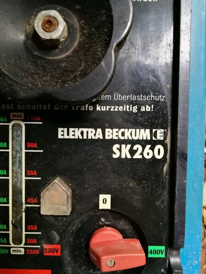 ELEKTRA BECKUM Schweißgerät SK260 gebraucht in Haßbergen