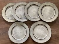 6 Platzteller Kerzenteller beige braun shabbylook Nordrhein-Westfalen - Weeze Vorschau