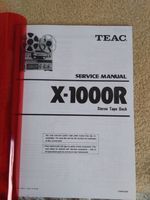 TEAC X-1000R Tonbandmaschine - Service Manual Hessen - Erlensee Vorschau