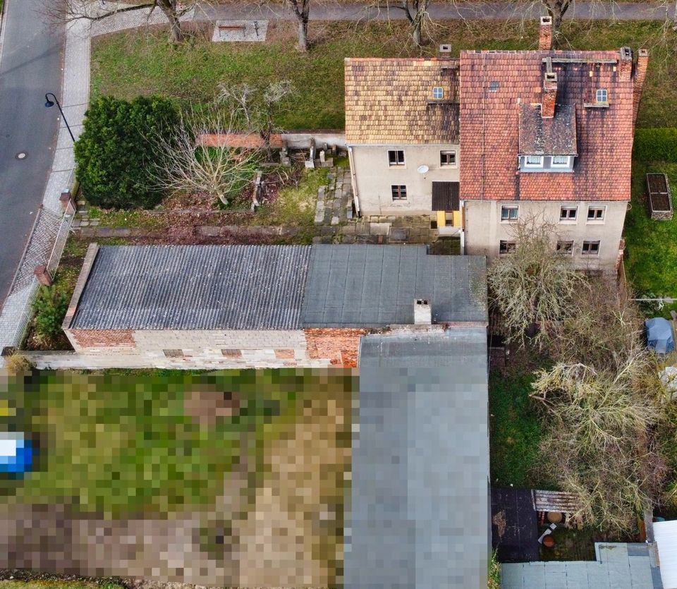 Reserviert: Gemischt genutztes Grundstück mit sanierungsbedürftigem Wohngebäude in Top-Lage in Eilenburg