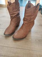 Damen Stiefel gr. 42 Cognac Niedersachsen - Hillerse Vorschau