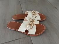 Schöne Sandalen-Gr.40-beige mit Gold-Neu Bayern - Küps Vorschau