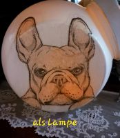 Schraubglas für Leckerchen oder als Lampe Bulldogge Shabby Nordrhein-Westfalen - Ruppichteroth Vorschau