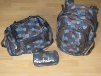 Satch Schulrucksack Ranzen Sporttasche Federmappe - schwarz/blau Schleswig-Holstein - Heikendorf Vorschau