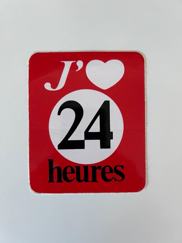 24h / 24heures Rennen Aufkleber / Sticker in Bruchsal