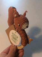 NEUE, süße Häkel-Rassel von Sebra, Eichhörnchen, Babygeschenk Niedersachsen - Braunschweig Vorschau