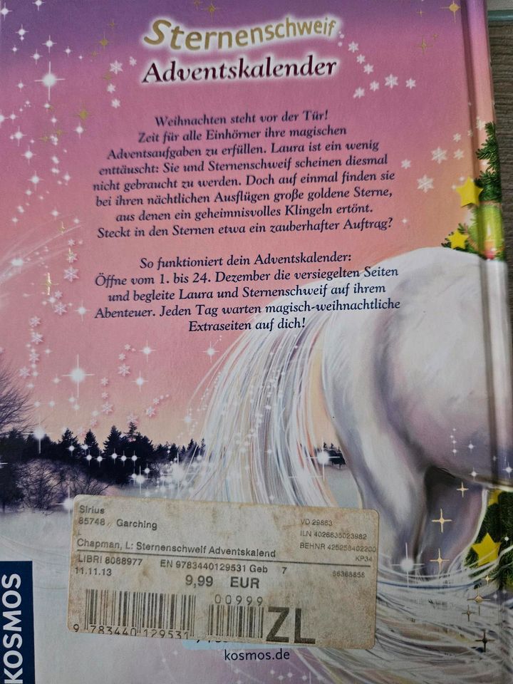 3 Bücher, Weihnachten und Adventskalender zum Malen/Basteln in Freising