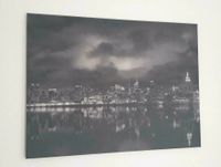 New York NYC Bild Leinwand 100 x 75cm Manhattan Skyline Nacht Stuttgart - Vaihingen Vorschau