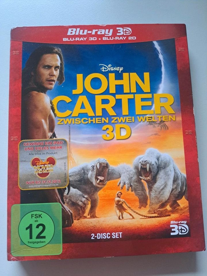 Blu-ray 3D - Megamind / NEU - John Carter / Zwischen zwei Welten in Eching (Kr Freising)