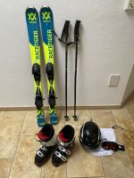 Ski-Ausrüstung mit Helm, Brille, Bindung… kompletti Bayern - Donauwörth Vorschau