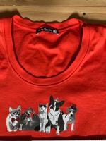 Betty Barclay Shirt 46 rot Katze Hund strass Dresden - Bühlau/Weißer Hirsch Vorschau