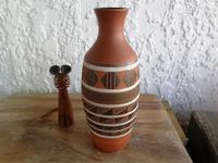 Vase 60er Keramik Kunst UDO Handarbeit Ritzdekor DDR Mid Century Rheinland-Pfalz - Wissen Vorschau