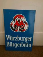 Blechschild Bürgerbräu Würzburg Bayern - Randersacker Vorschau