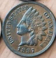 Münzen Usa  One cent indian head   alt Thüringen - Bad Frankenhausen/Kyffhäuser Vorschau