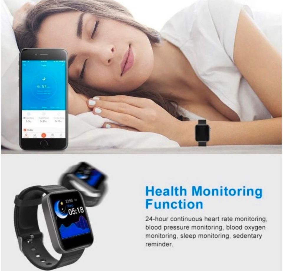 Smartwatch Bluetooth Herren Luxus Armband Fitness Herzfrequenz in Bebra