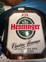 Henninger Bier Emailschild Hessen - Dillenburg Vorschau