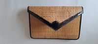 Clutch Abendtasche aus Bast und Lack Niedersachsen - Oldenburg Vorschau