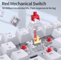 Red Keys Mechanische Gaming Tastatur 60% Mitte - Wedding Vorschau