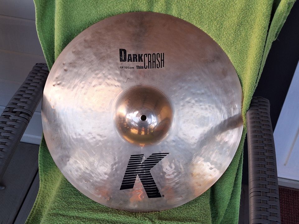 K- Zildjian 18“ Dark Crash Thin  inklusive Versand in Odernheim am Glan