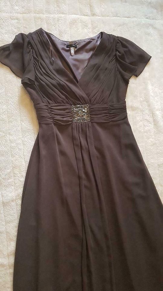 Abendkleid, braun, Gr. 42, Fabr. Mariposa, 1 x getragen in Mülheim (Ruhr)