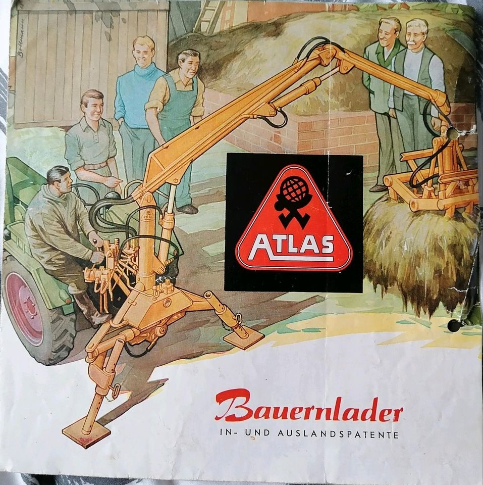 Atlas Bauernlader Bagger oldtimer 320 traktor Trecker Unimog in Seelze