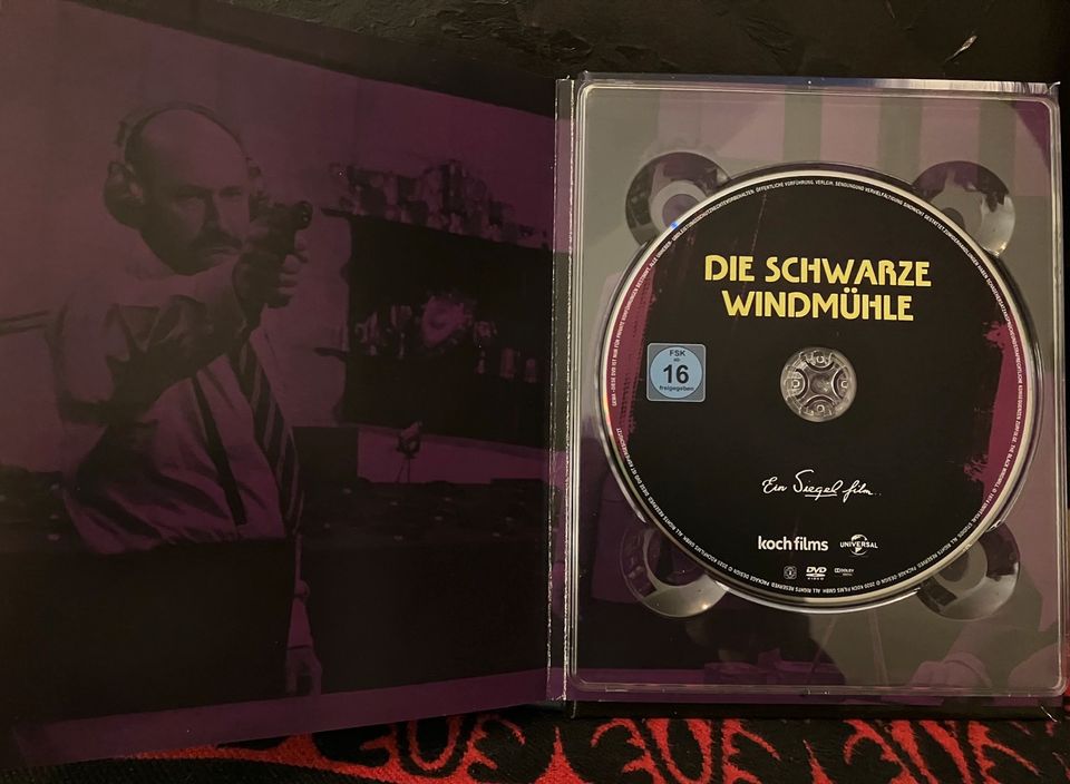 Die Schwarze Windmühle - Mediabook Blu-Ray + DVD, Michael Caine in Hamburg