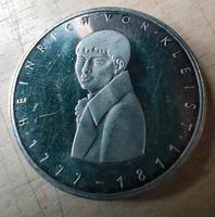 Silber Münze 5 Deutsche Mark 1977 Prägung G Heinrich von Kleist Niedersachsen - Ankum Vorschau