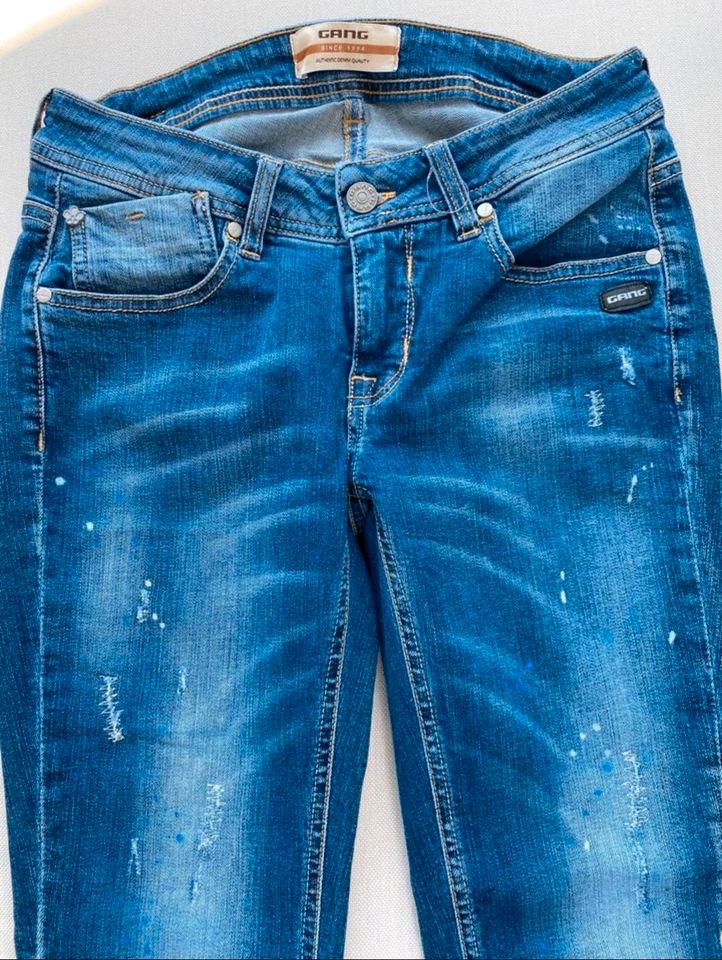 Gang Faye cropped Skinny fit blau Gr. 27 neu in Bucha