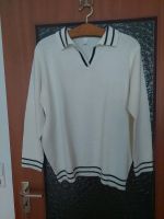 Pullover mit Polokragen weiß Gr. 48 neuwertig Sachsen - Hainichen Vorschau