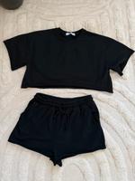 Zweiteiler Shorts Oversize Shirt Schwarz Thüringen - Crossen an der Elster Vorschau