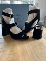 Prada Pumps Sandals Shoes / 37,5 Schwarz/ Silber / veloursleder Bayern - Fürstenfeldbruck Vorschau