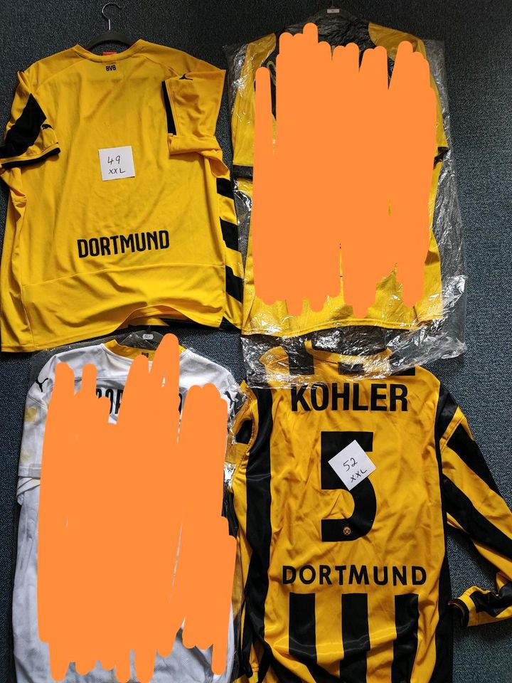 BVB BORUSSIA DORTMUND SAMMLERAUIFLÖSUNG TRIKOT XXL-3XL in Heinbockel