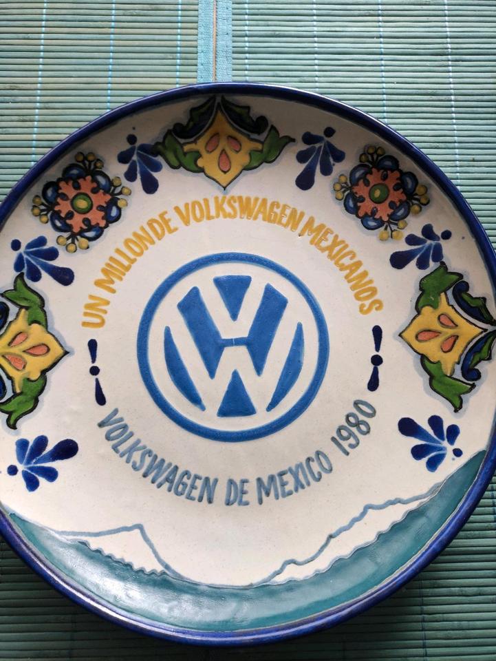 VW Jubiläum Teller Mexiko selten rar Sammlerstück 1980 in Baden-Baden