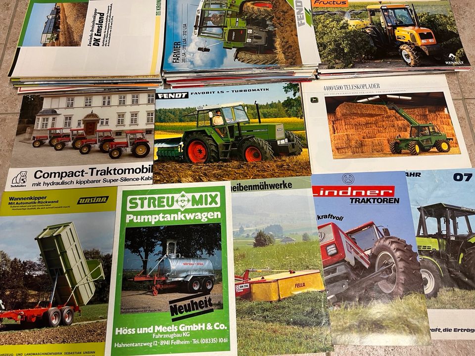 Landtechnik Literatur - Prospekte von Traktoren & Landmaschinen in Extertal