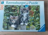 Puzzle Ravensburger, Katzen, 500 Teile Hessen - Kirchhain Vorschau