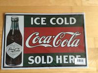 Blechschild / Coca Cola / 45 x 30 cm Baden-Württemberg - Kürnbach Vorschau